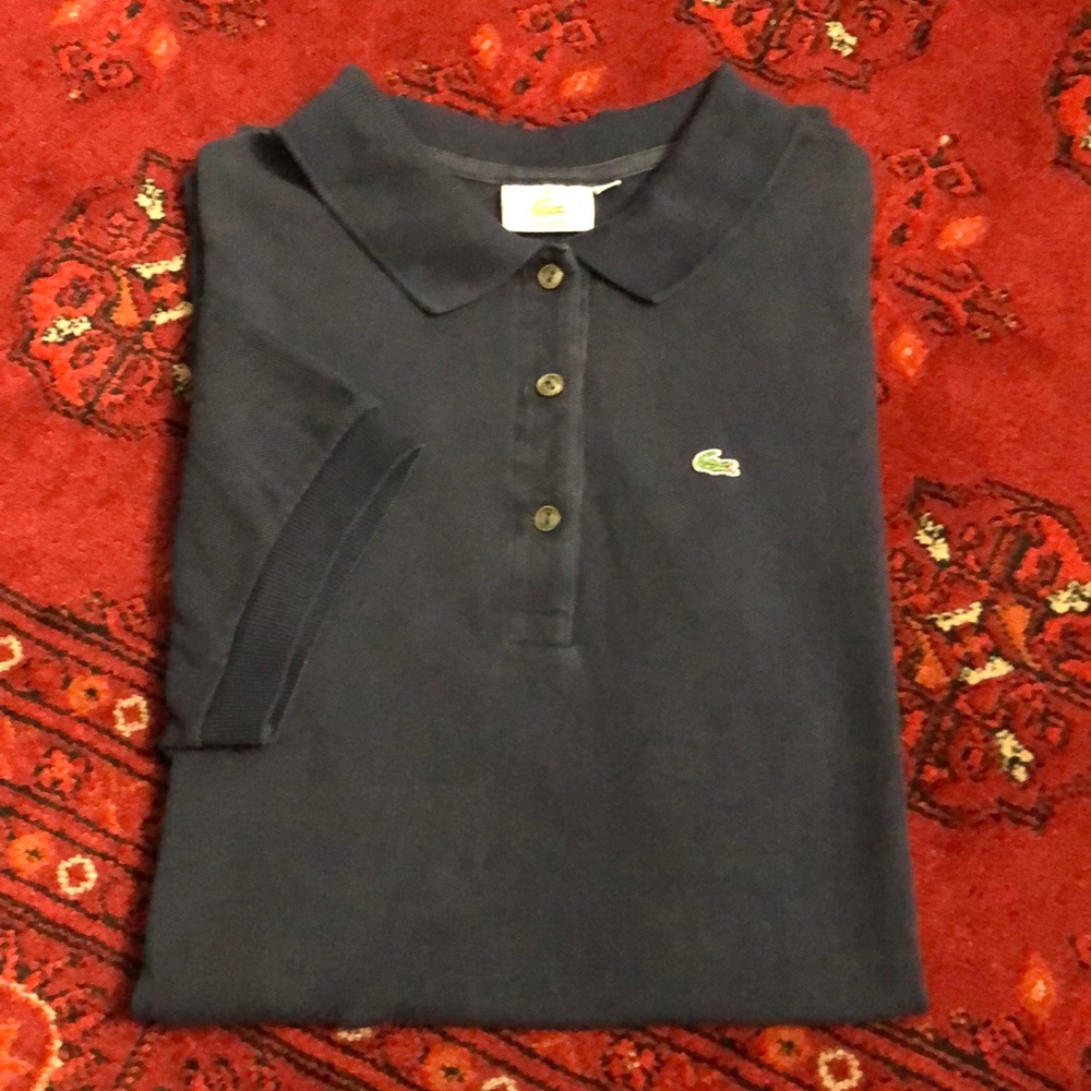 LACOSTE POLO SIZE 46 / 14 Made in FRANCE 🇫🇷 - Picture 2 of 9